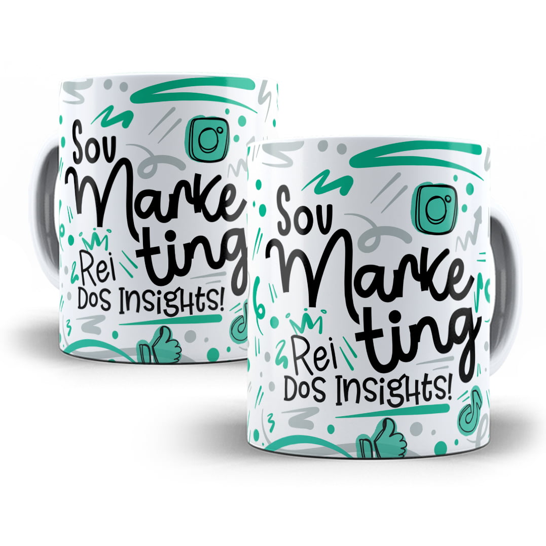 Arte Caneca Marketing Flork Frase Profissão Em Png DMK Studio