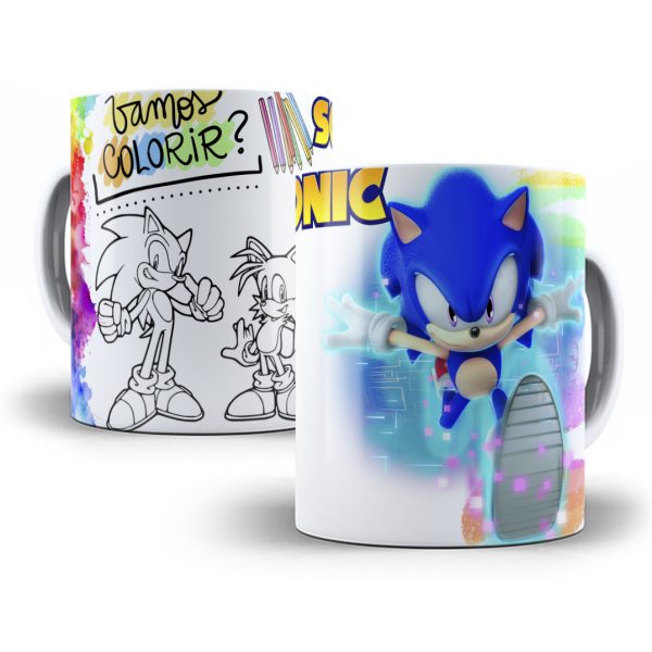 10 Artes Caneca Personagens Para Colorir Sublimação Em Corel