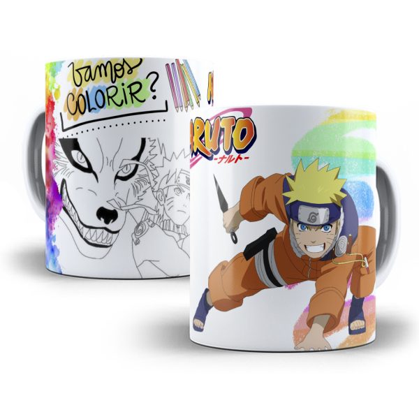 10 Artes Caneca Personagens Para Colorir Sublimação Em Corel
