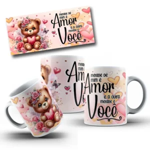 10 Designs de Ursinhos para Canecas - Dia dos Namorados