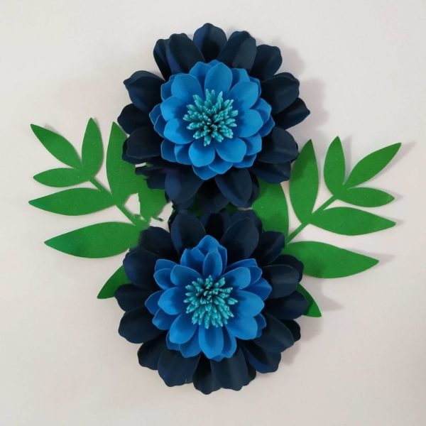 12 Moldes Flor De Papel Para Personalizados Decoração Festa