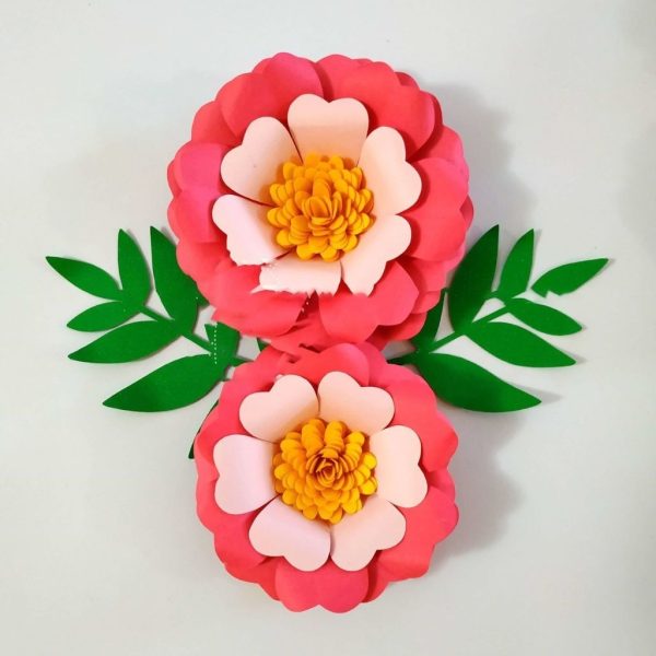 12 Moldes Flor De Papel Para Personalizados Decoração Festa