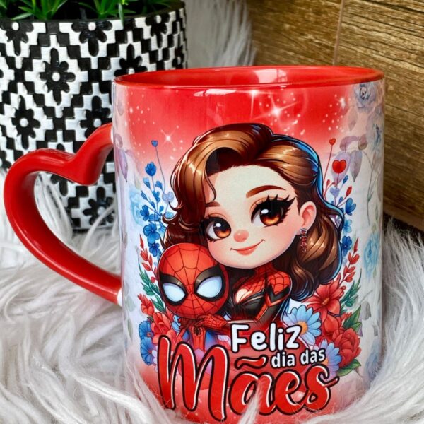 14 Artes Caneca Dia das Mães Heroínas + Cliparts Png
