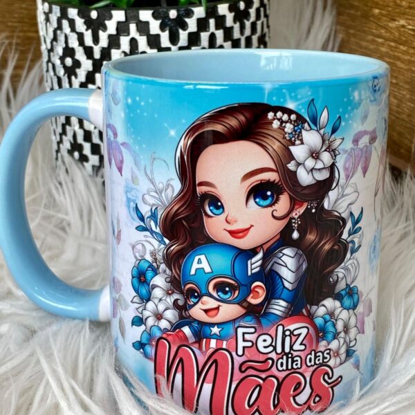 14 Artes Caneca Dia das Mães Heroínas + Cliparts Png