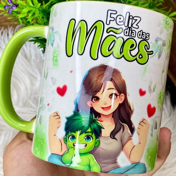 14 Artes Caneca Dia das Mães Heroínas + Cliparts Png