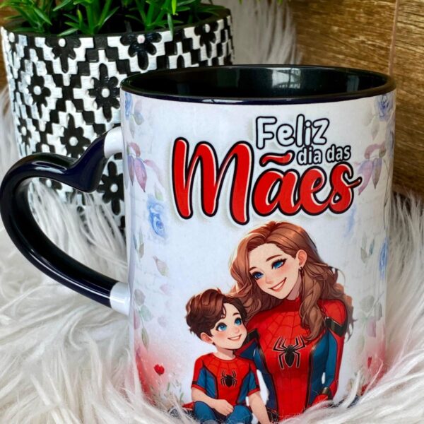 14 Artes Caneca Dia das Mães Heroínas + Cliparts Png