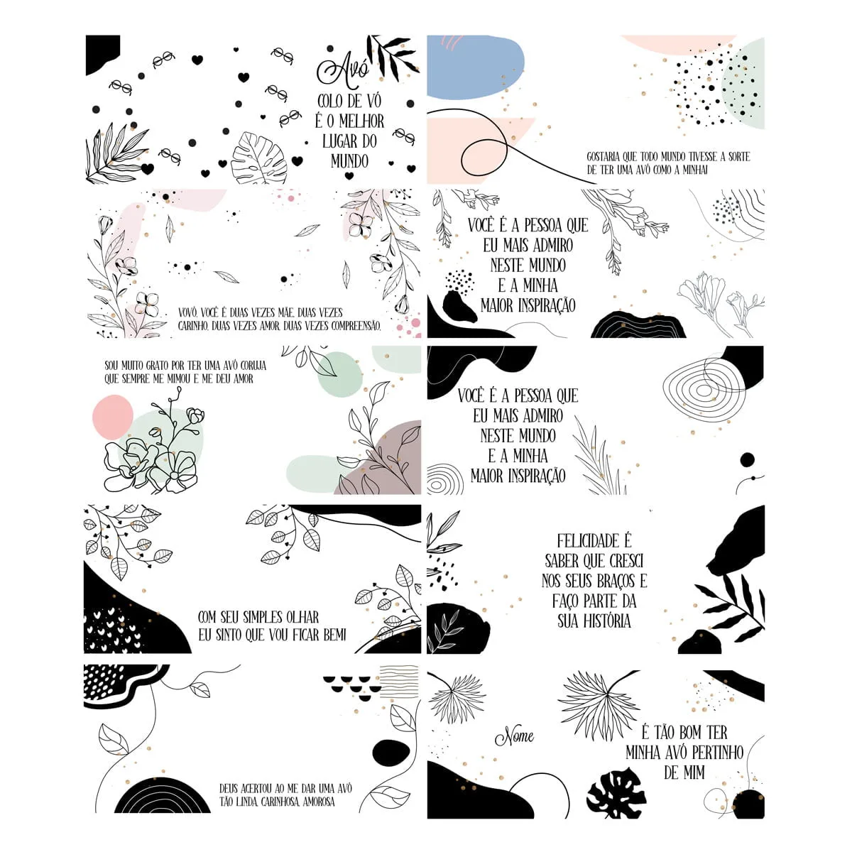 14 Artes Caneca Dia dos Avós Bisavós Sublimação Em Corel
