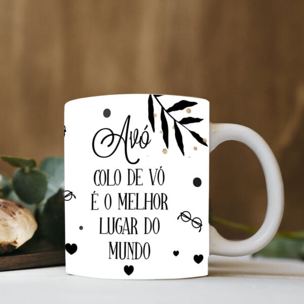 14 Artes Caneca Dia dos Avós Bisavós Sublimação Em Corel