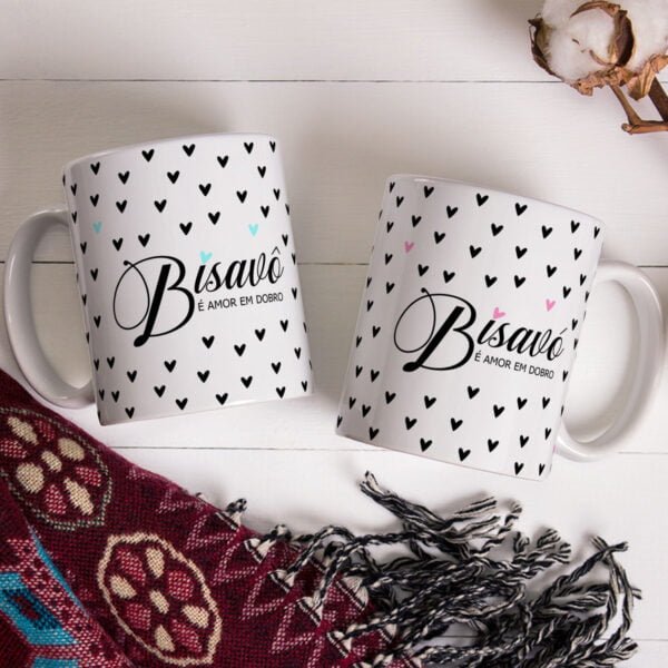 14 Artes Caneca Dia dos Avós Bisavós Sublimação Em Corel