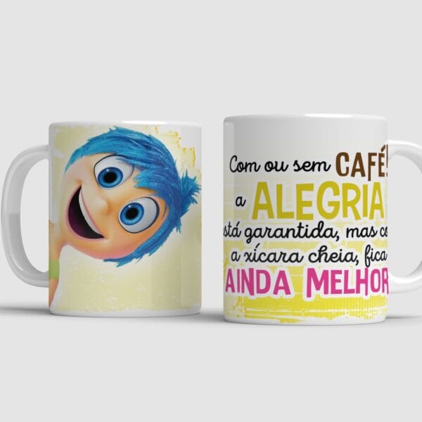 15 Estampas Caneca Divertida Mente 2 Arquivos Png Sublimação