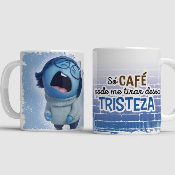 15 Estampas Caneca Divertida Mente 2 Arquivos Png Sublimação