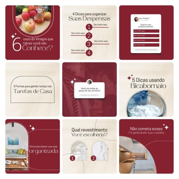 Pack Canva Personal Organizer 30 Modelos Editáveis+ Bônus