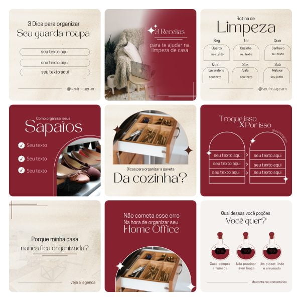 Pack Canva Personal Organizer 30 Modelos Editáveis+ Bônus - Imagem 2