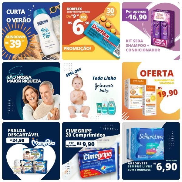 Pack Canva Farmácia 50 Modelos Editáveis+ Bônus - Imagem 4