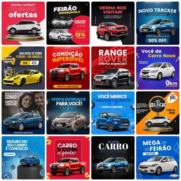 Pack Canva Concessionária 30 Modelos Editáveis+ Bônus - Imagem 2
