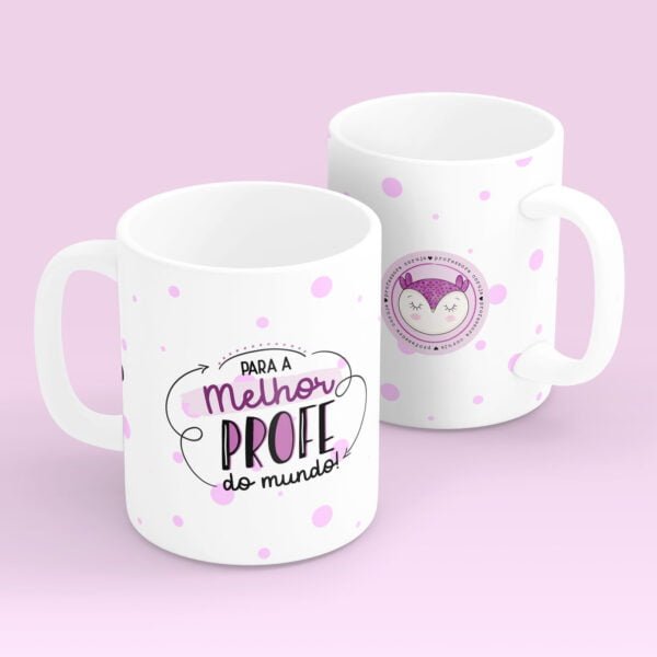 18 Artes Caneca Professores Corujinhas Sublimação Png