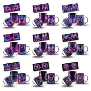 20 Designs Exclusivos Para Canecas Neon