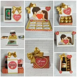 12 Arquivos Digitais Dia Dos Namorado Studio Pdf Caixa Cesta