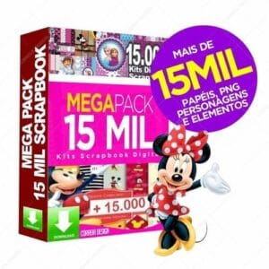 +15 Mil Kits Digitais Arquivos Scrapbook Png Impressão Artes