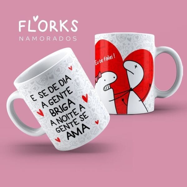 18 Artes Florks Apaixonados Dia Dos Namorados Caneca Png