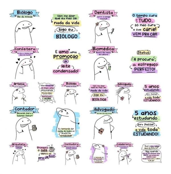 +200 Artes Arquivos Flork Profissões Meme Caneca Camiseta