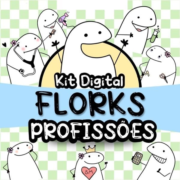 +200 Artes Arquivos Flork Profissões Meme Caneca Camiseta