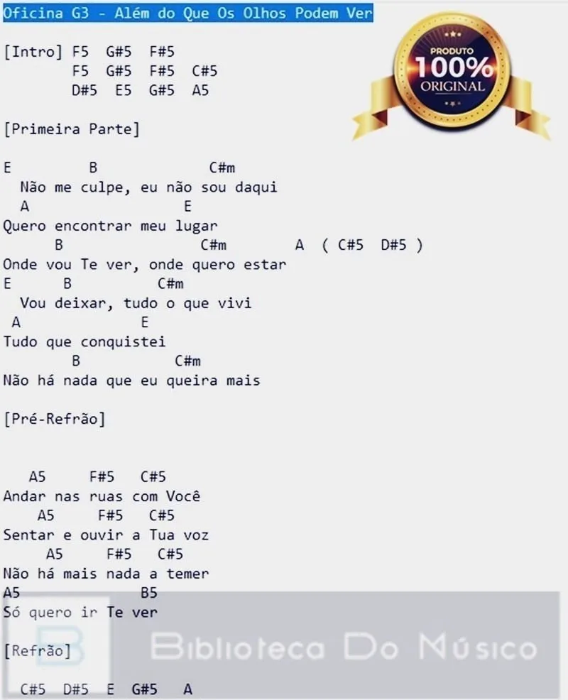 4.400 Cifras Gospel Para Violão E Guitarra + Brinde Envio Já 5 4.400 Cifras Gospel Para Violão E Guitarra + Brinde Envio Já