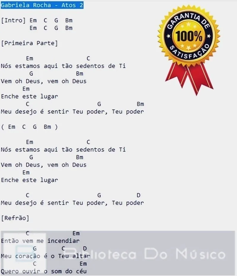 4.400 Cifras Gospel Para Violão E Guitarra + Brinde Envio Já 6 4.400 Cifras Gospel Para Violão E Guitarra + Brinde Envio Já