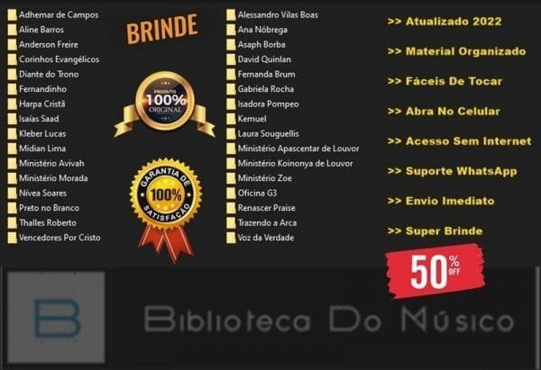 4.400 Cifras Gospel Para Violão E Guitarra + Brinde Envio Já