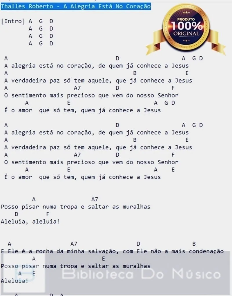 4.400 Cifras Gospel Para Violão E Guitarra + Brinde Envio Já 7 4.400 Cifras Gospel Para Violão E Guitarra + Brinde Envio Já