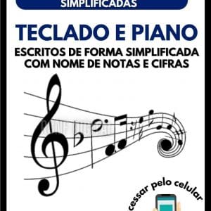 50 Partituras Para Iniciante - Teclado Descomplicado!