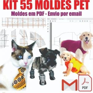 55 Moldes Roupinha Pet Cão E Gato Modelagem Digital Pdf