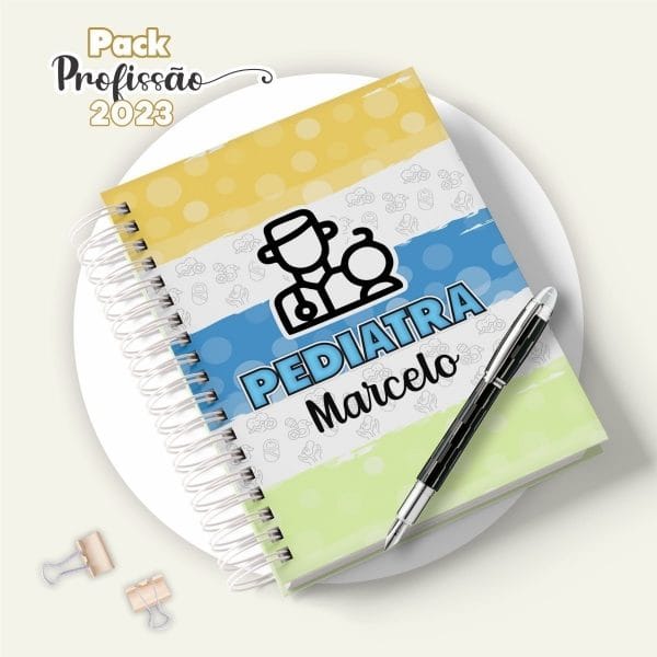Agenda Digital Profissões Planner Planejador Calendário