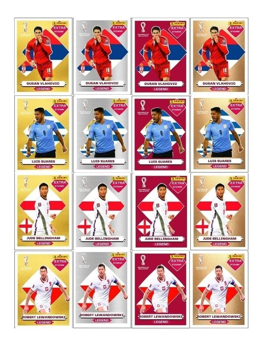 Arquivo Digital Figurinhas Copa Legends + Coca Cola Em Pdf