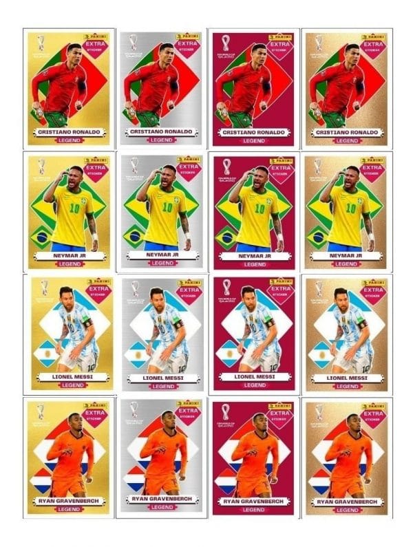 Arquivo Digital Figurinhas Copa Legends + Coca Cola Em Pdf
