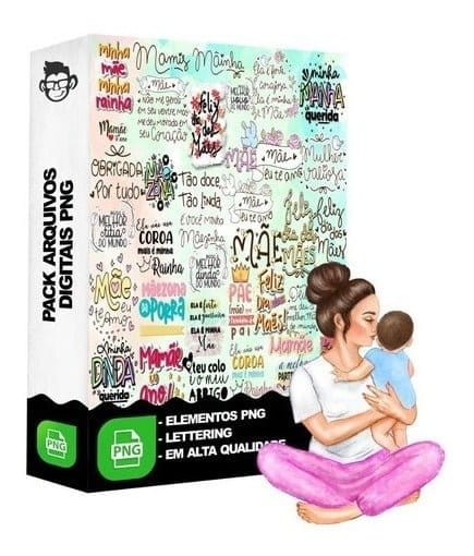 Arquivo Digital Frases Mães Lettering Personalizados Scrap 1 Arquivo Digital Frases Mães Lettering Personalizados Scrap