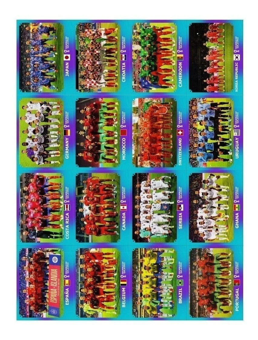 Arquivo Em Pdf Com Todas As Figurinhas Da Copa 2022 Qatar