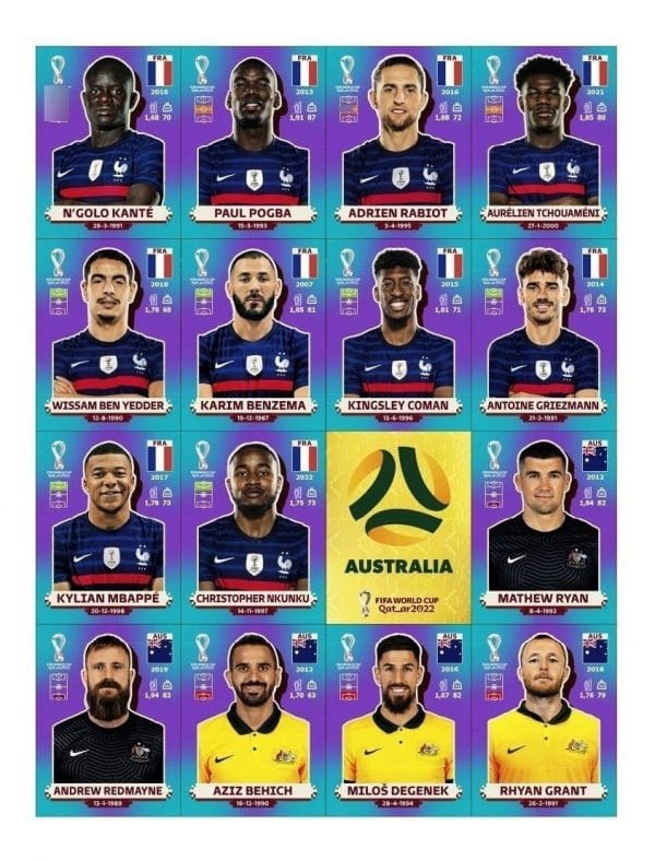 Arquivo Em Pdf Com Todas As Figurinhas Da Copa 2022 Qatar