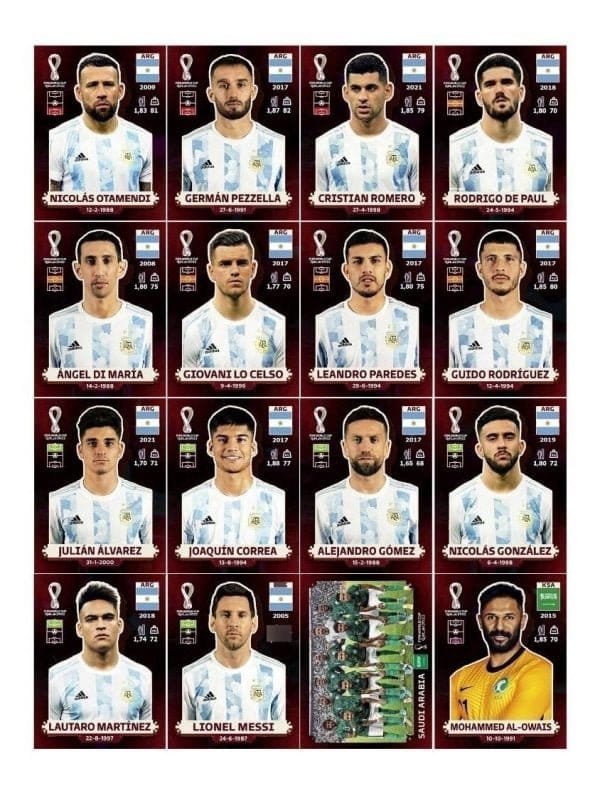 Arquivo Imprimir Figurinhas Oryx Edition Copa Do Mundo Qatar