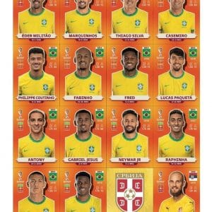 Arquivo P Imprimir Figurinhas Laranja Copa Qatar 2022 Em Pdf