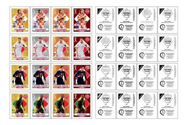 Arquivo Pdf Figurinhas Legends + Rookies + Coca Cola Copa