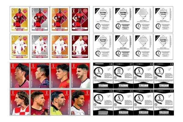 Arquivo Pdf Figurinhas Legends + Rookies + Coca Cola Copa
