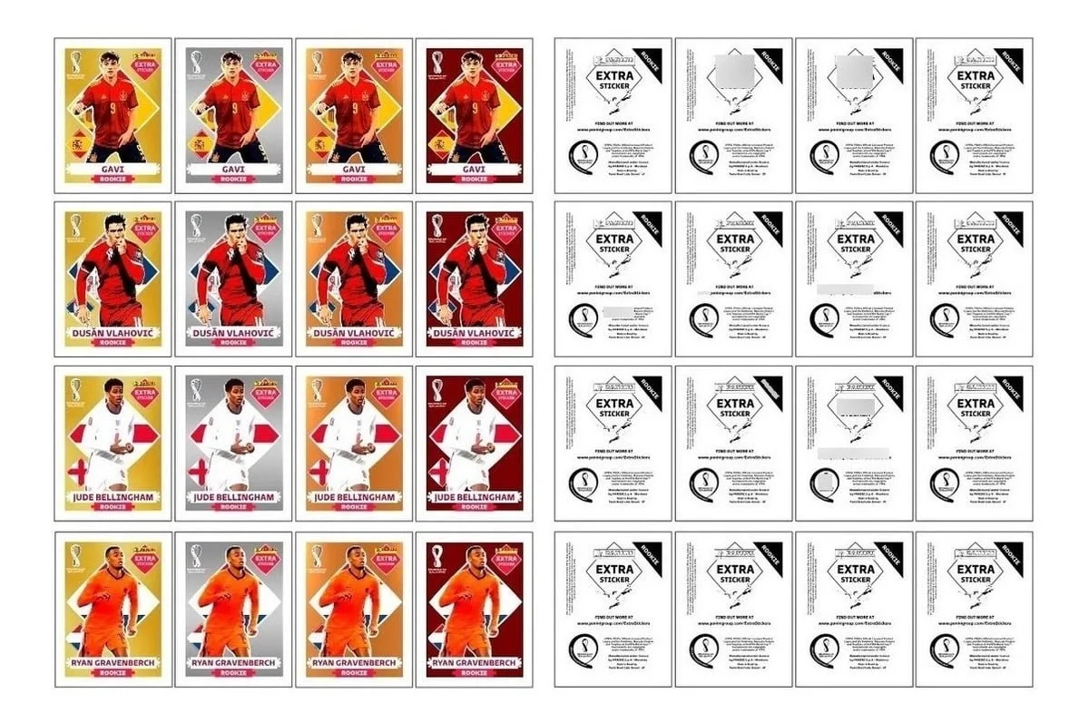 Arquivo Pdf Figurinhas Legends + Rookies + Coca Cola Copa