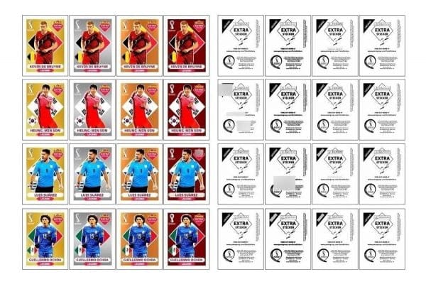 Arquivo Pdf Figurinhas Legends + Rookies + Coca Cola Copa