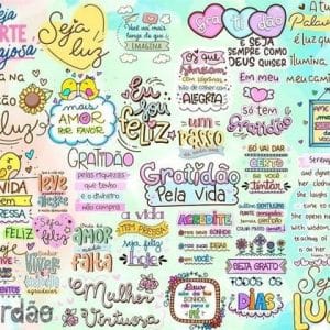 Arquivos Lettering Frases Motivação Incentivo Mulheres Png