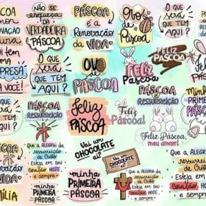 Arquivos Lettering Frases Pascoa Coelhinho Chocolate Png