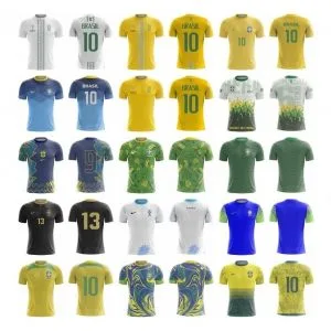 Arte Vetor Camisa Brasil Personalizada Copa Do Mundo 2022