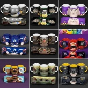 Artes Canecas Avengers Sublimação Heróis Personagens Jpg