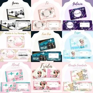 Cartão Do Sus Personalizado 119 Estampas Em Png