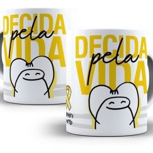 Combo Setembro Amarelo 25 Artes Sublimação Caneca Flork